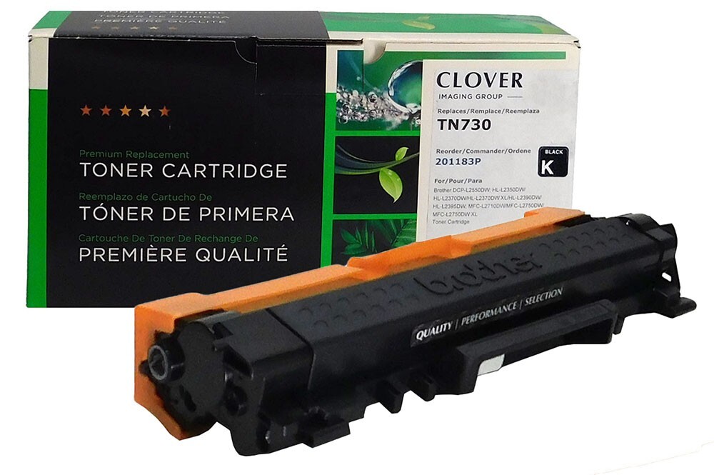Clover Imaging Remanufactured TN730 Black Toner