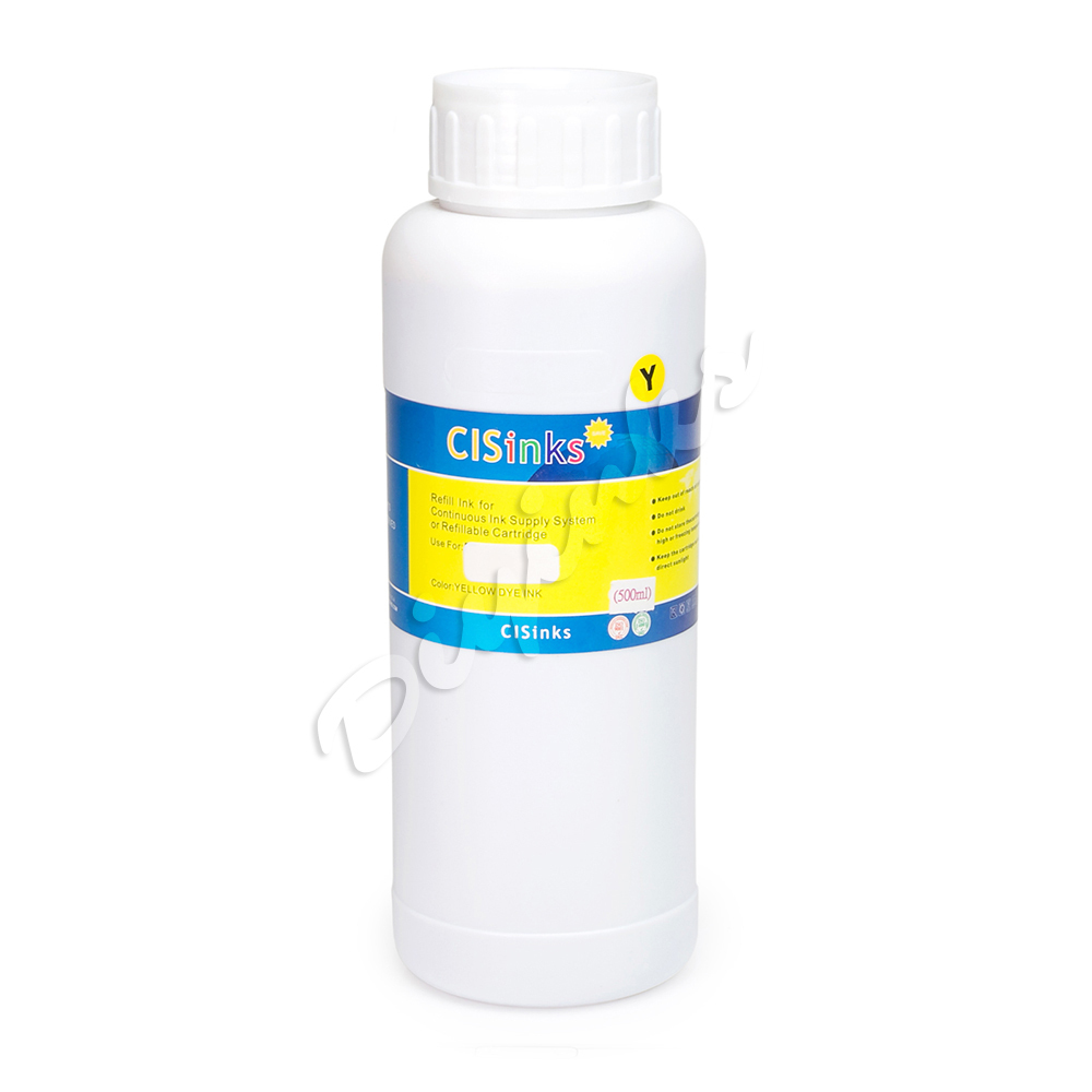500ML YELLOW Large INK Refill Non-OEM HP 02 C5140 C5150 C5175 C5183 C5188 C5190