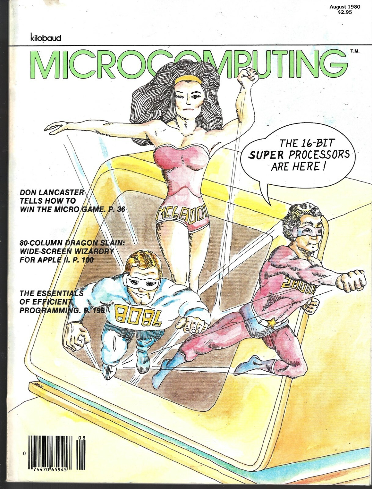 KILOBAUD MICROCOMPUTING MAGAZINE #44 8/80 AUGUST 1980 (VG+)