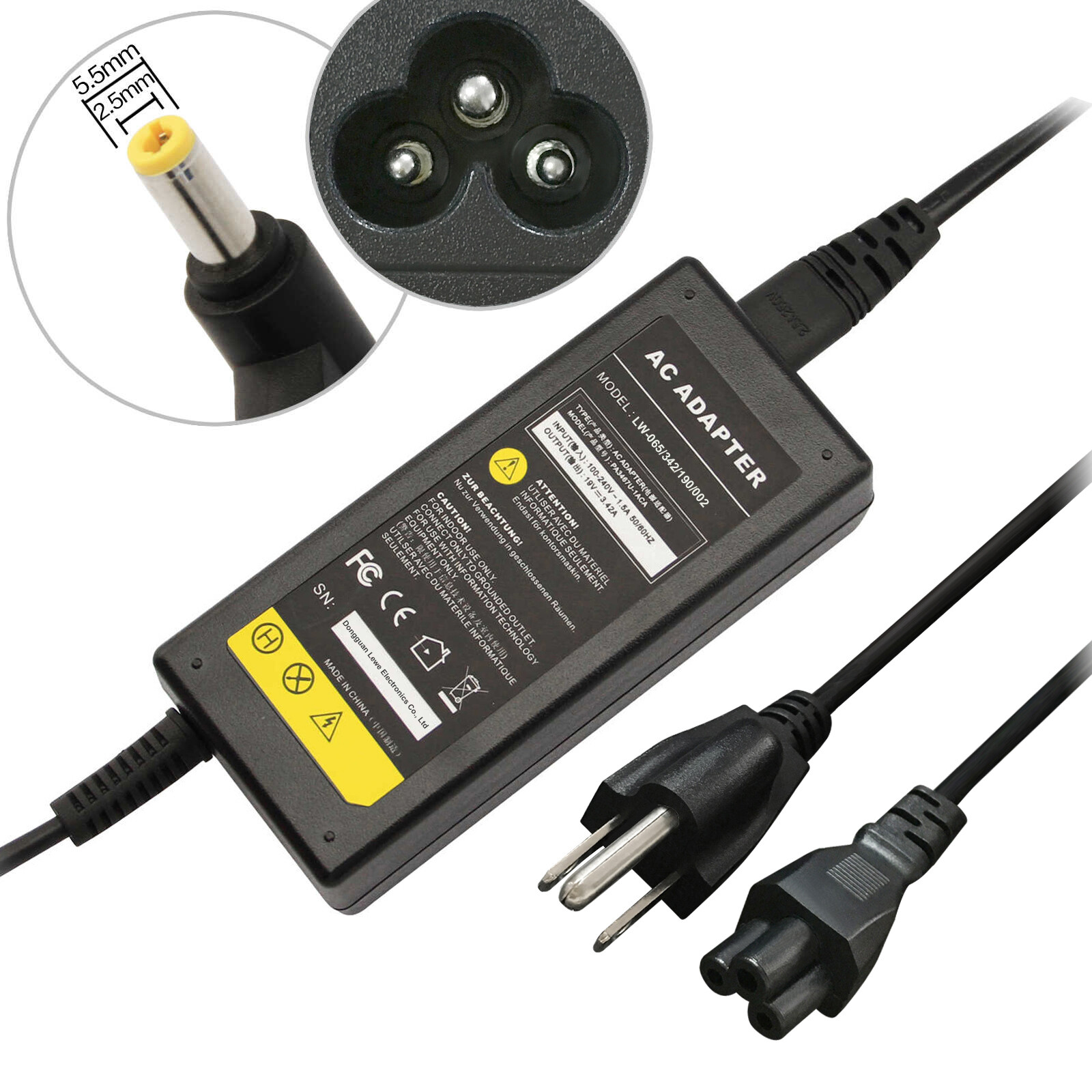 AC / DC Adapter For Zotac Zbox Nano C Series CI323 Mini PC Power Supply Charger