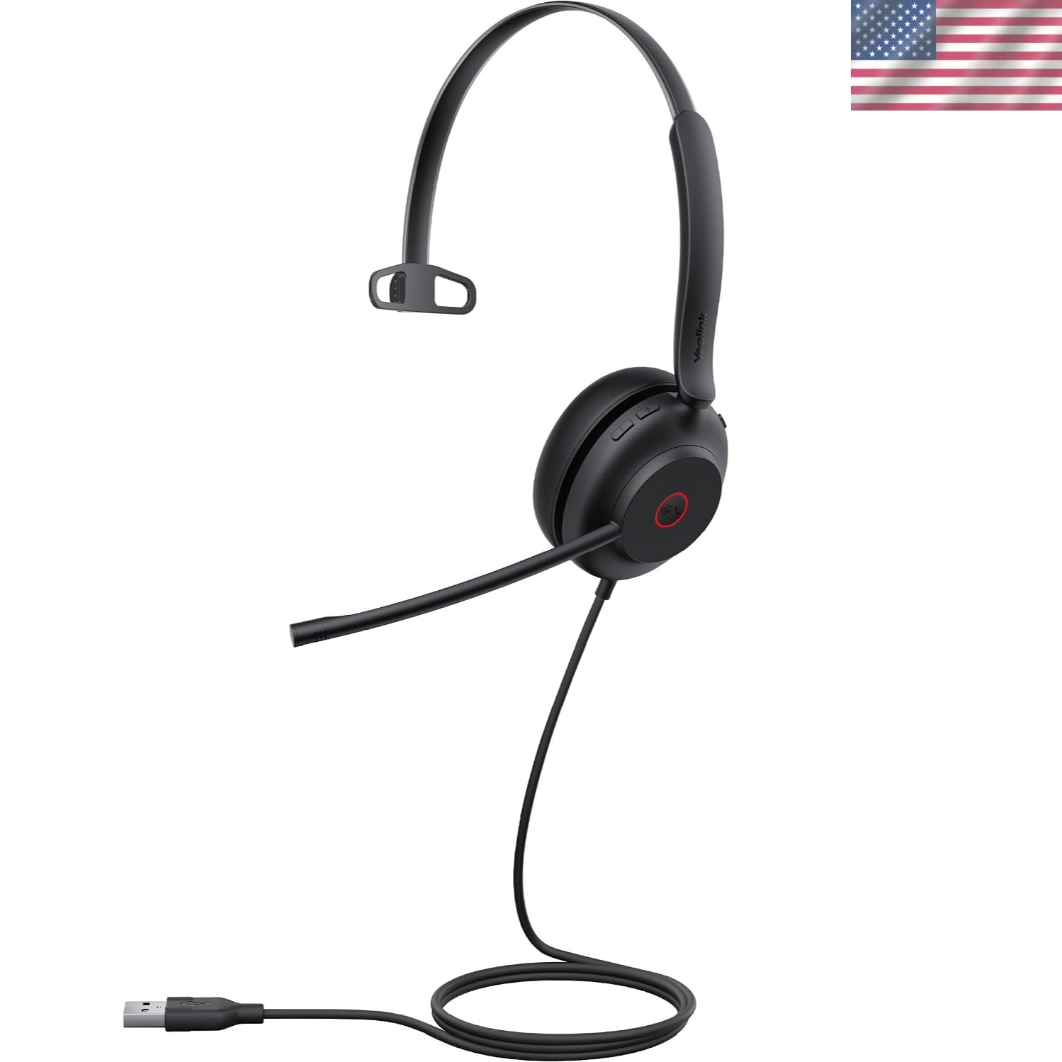 Yealink UH35 Wired Mono Headset - Noise Cancelling for Clear Communication