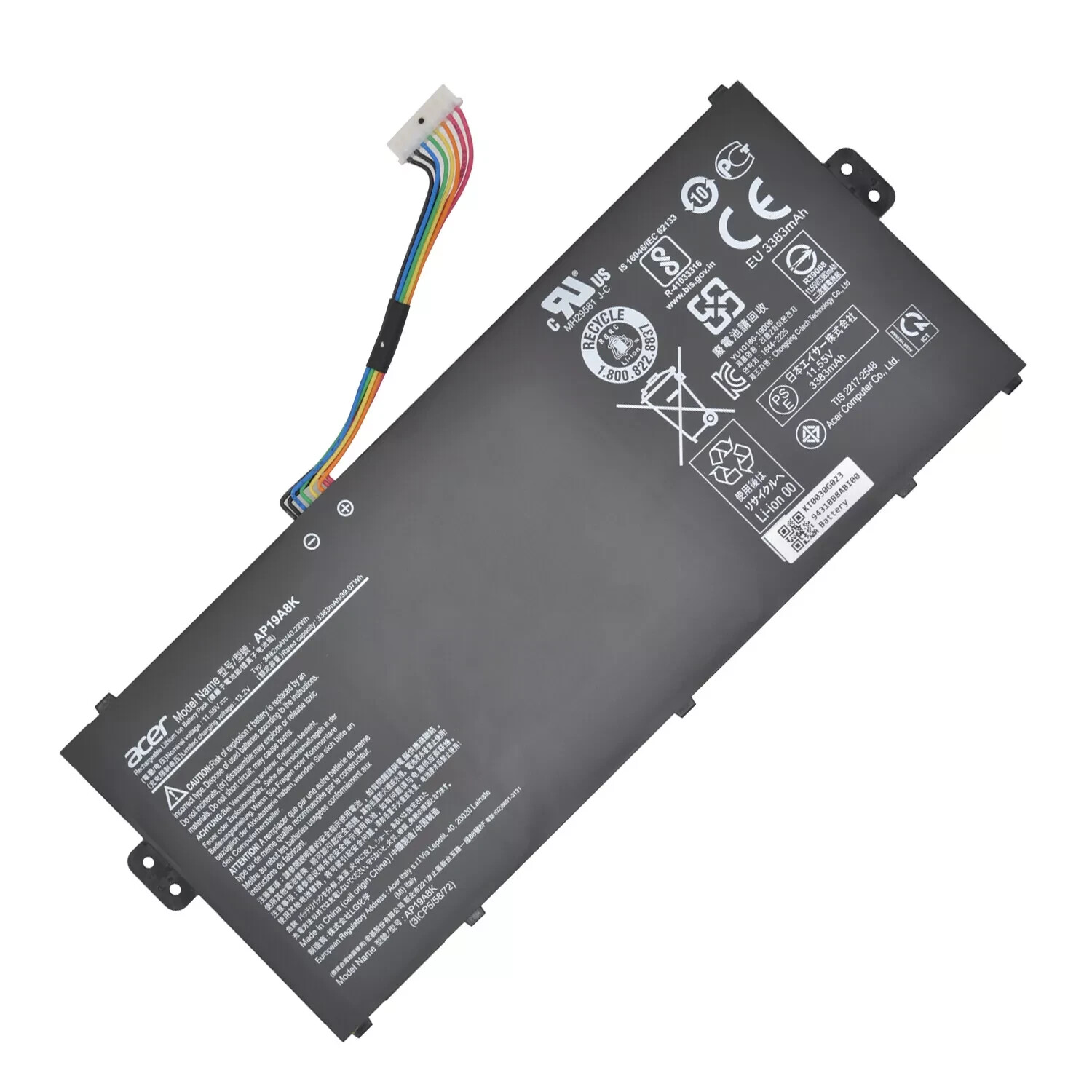 Genuine AP19A8K Battery for Acer Chromebook 311 CP311-1H CP311-1HN-C2DV CP311-2H