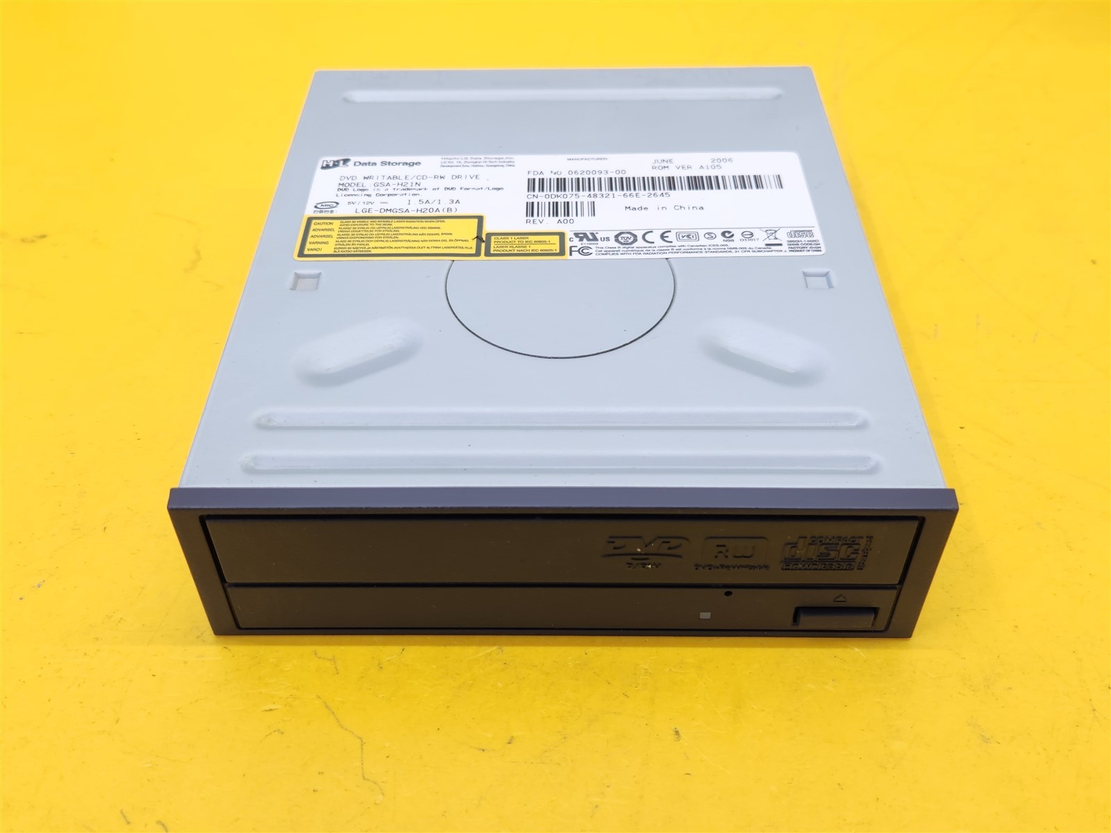 ⭐️⭐️⭐️⭐️⭐️ Desktop DVD/CD Drive Dell DPN: 0DK075 HL Data Model: GSA-H21N