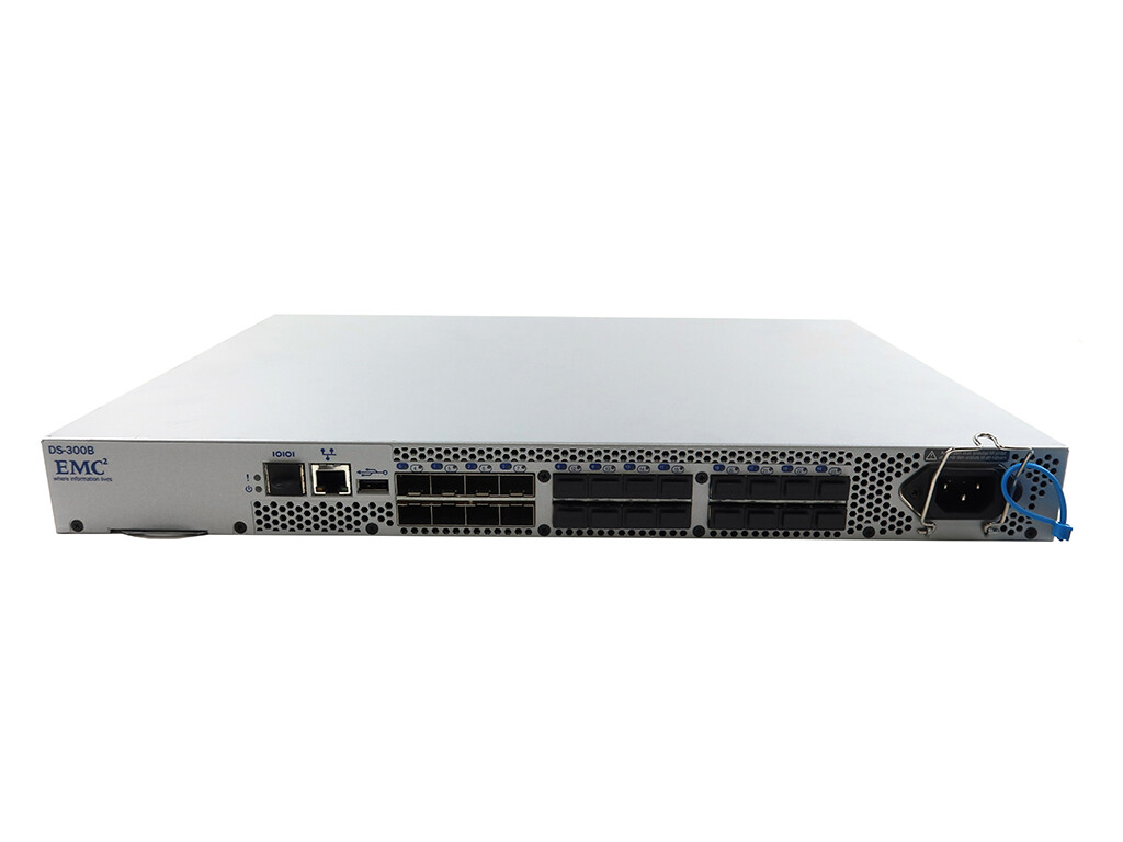 BROCADE DS-300B 24-PORTS SFP 8GBPS RJ-45 USB RS-232 SWITCHING MODULE 100-652-065