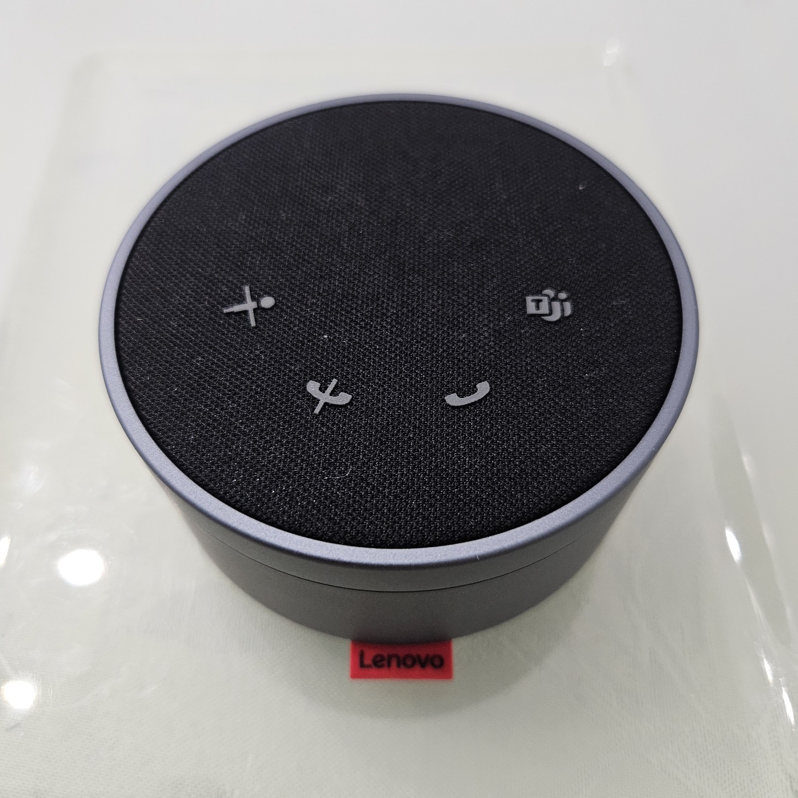 Lenovo Go Wired Speakerphone (Storm Grey)