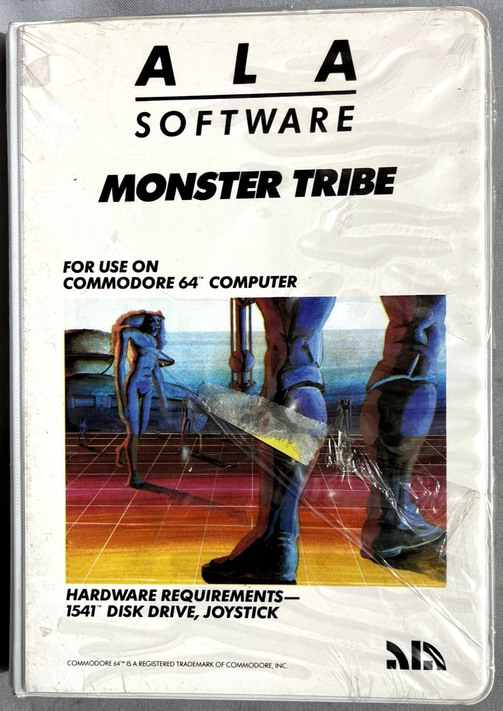 Brand New Monster Tribe Game ALA Video Software Commodore 64 disk 1983