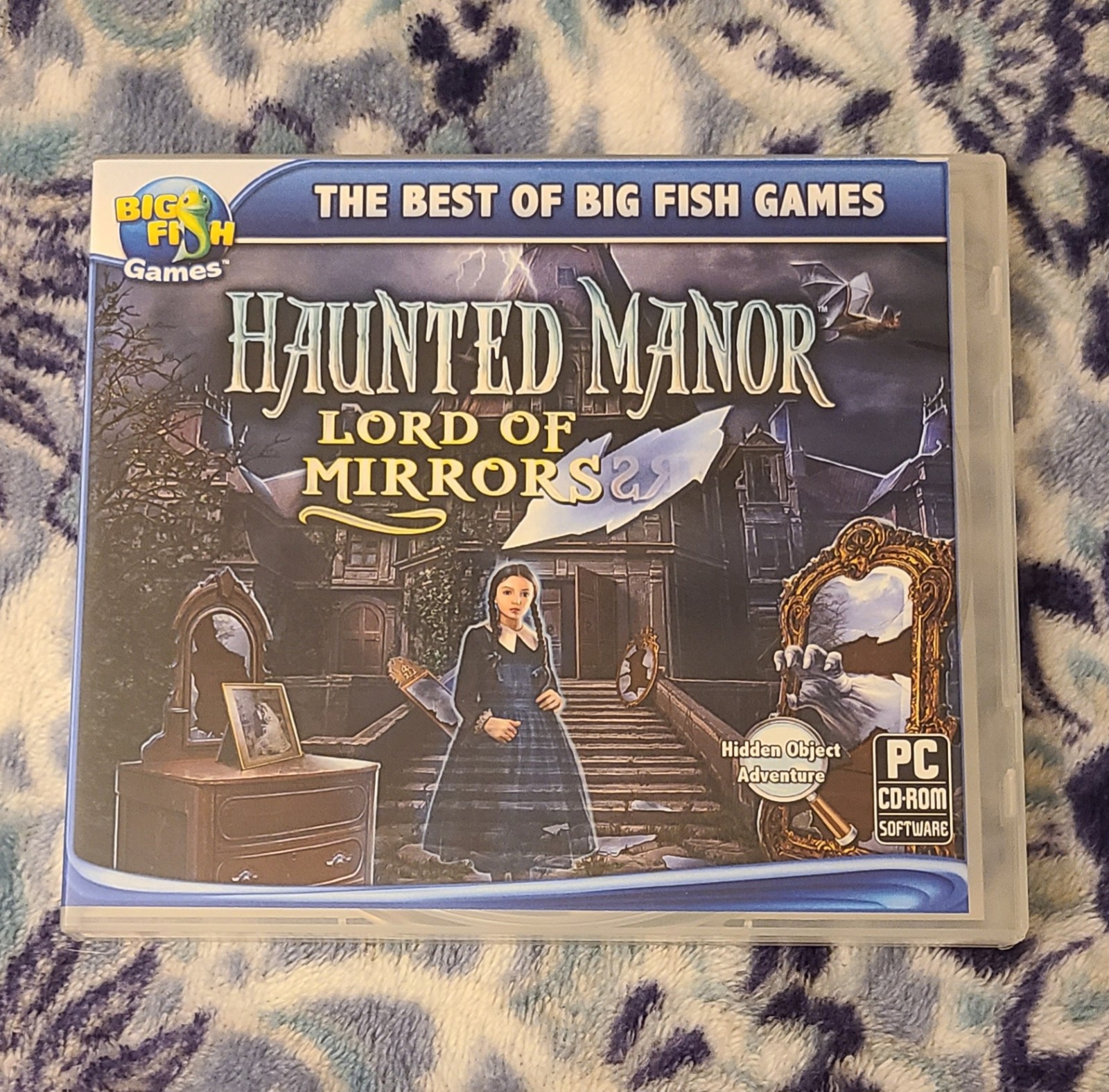 "Haunted Manor Lord of Mirrors" PC CD Find Solve Puzzles Ghosts Game New 2011