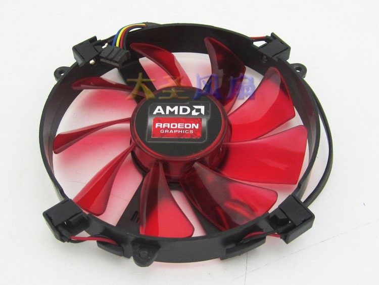 For AMD R9 295X2 Graphics Card Fan FD9015U12S 0.55A 12V LED illuminated Fan