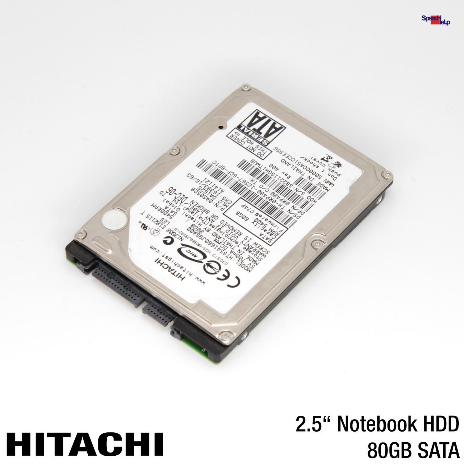 Hdd Sata IBM Hitachi 80gb Hts541680j9sa00 Notebook Laptop Hard Drive