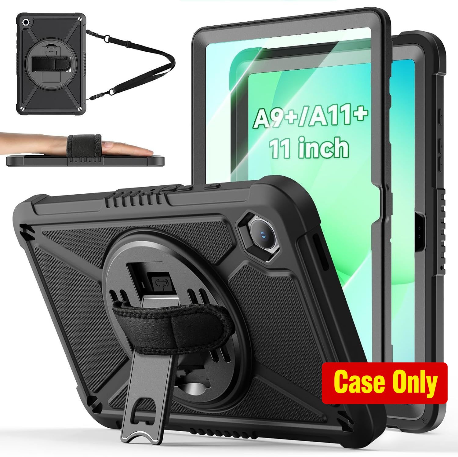 Durable Shockproof Case for 2025 Samsung Galaxy Tab A11+ 11-Inch with Screen Pro