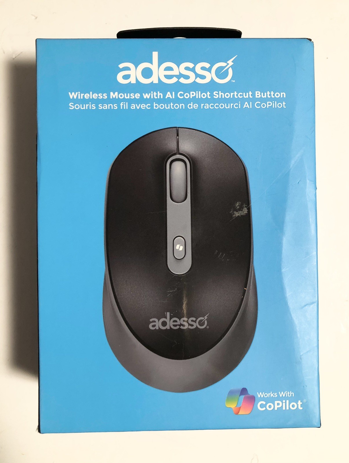 Adesso iMouse A30B Wireless Mouse with AI CoPilot Shortcut Button NEW