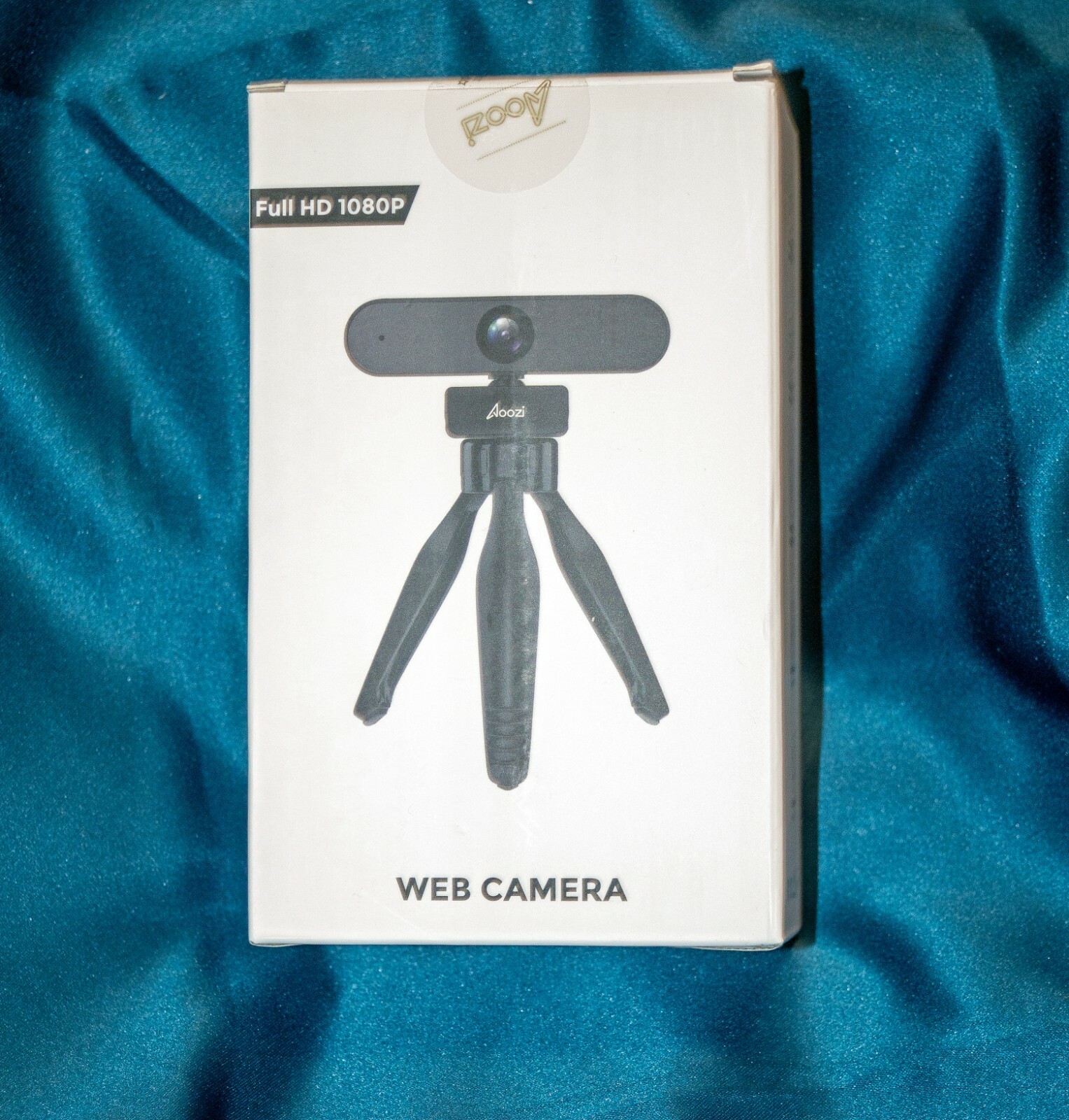Aoozi Webcam w/Microphone, 1080P - USB Web Camera - Plug-N-Play - UNOPENED