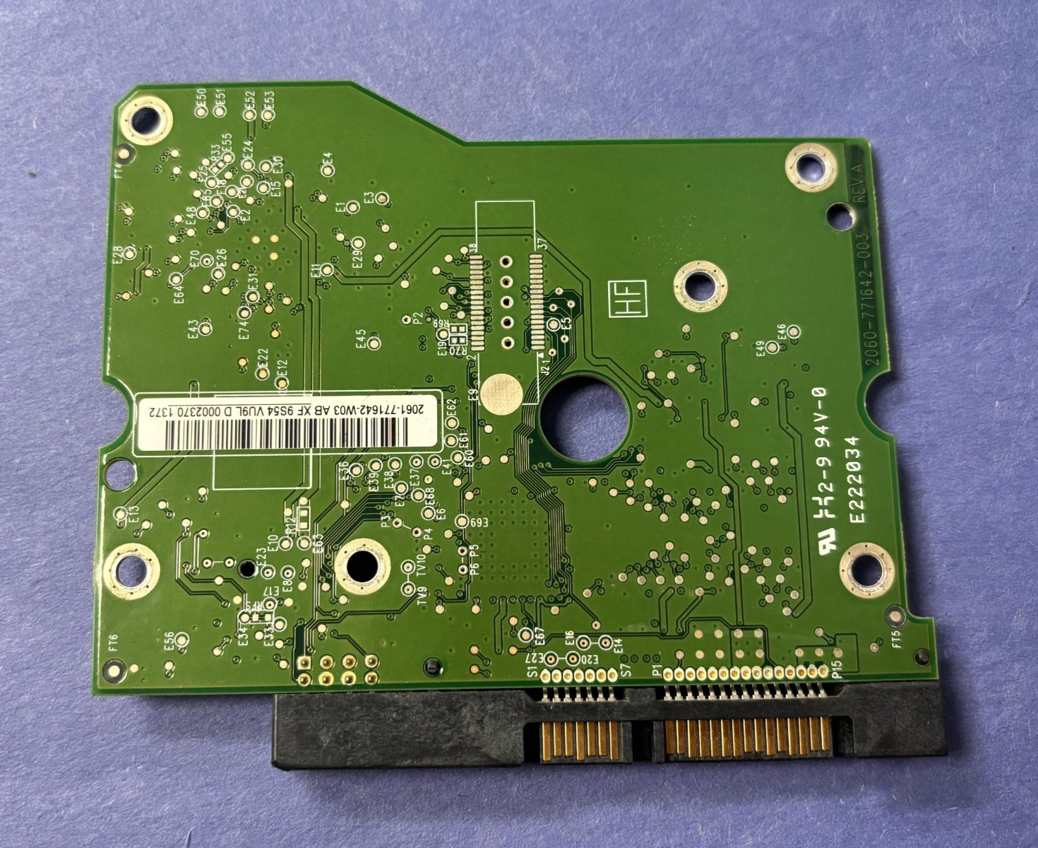🟢WESTERN DIGITAL HDD PCB BOARD *PCB ONLY* 2060-771642-003 REV A