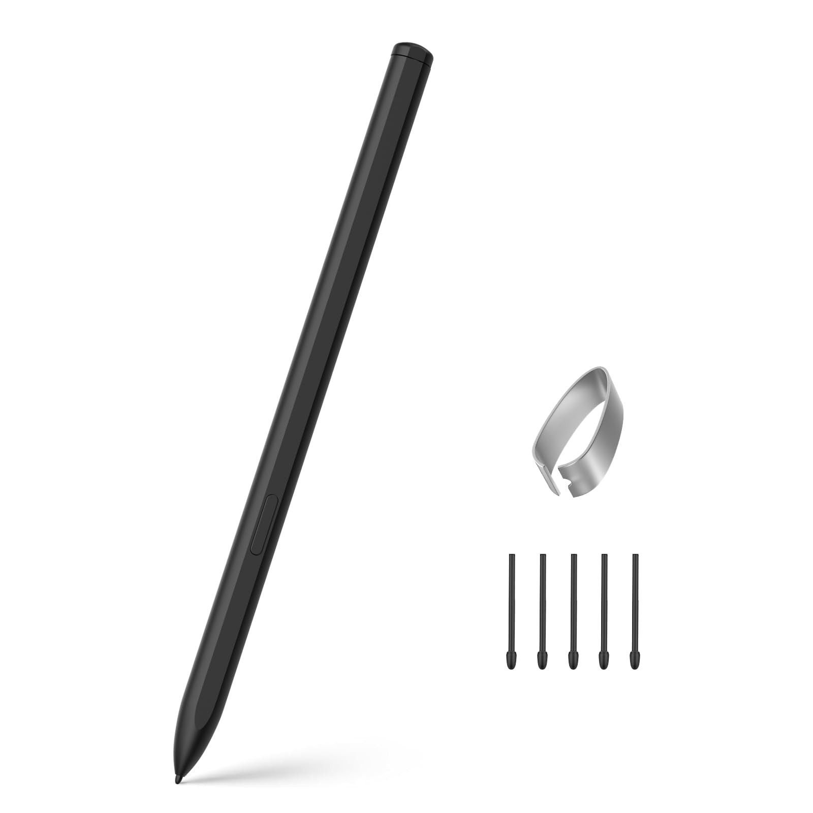 MoKo Magnetic EMR Stylus for reMarkable 2/1 Black Eraser 4096 Pressure 5 Tips