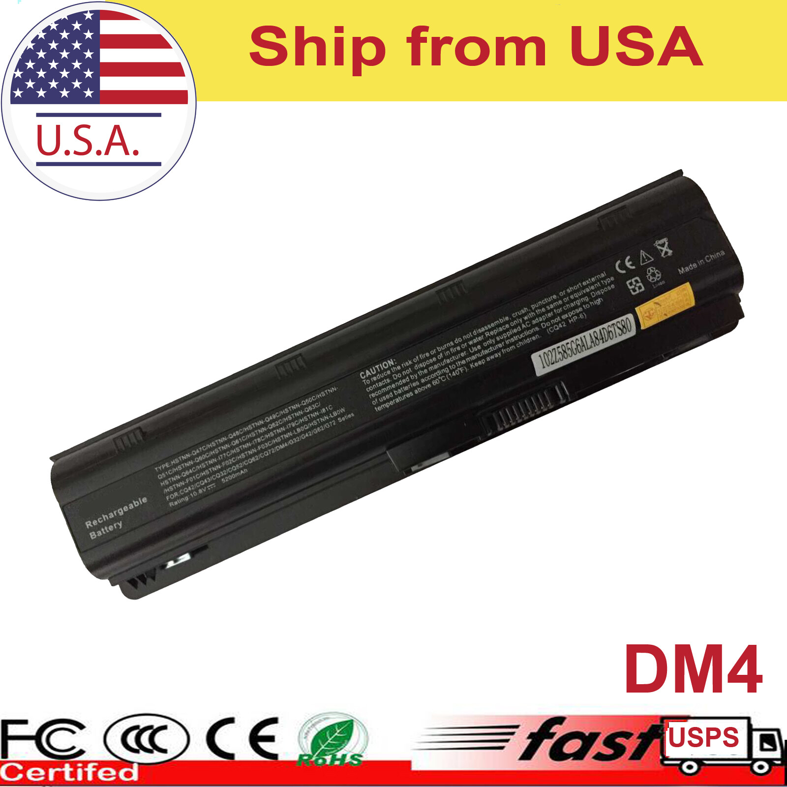 Battery Compatible with HP pavillion g6-2212sa laptop PC 593553-001 593562-001