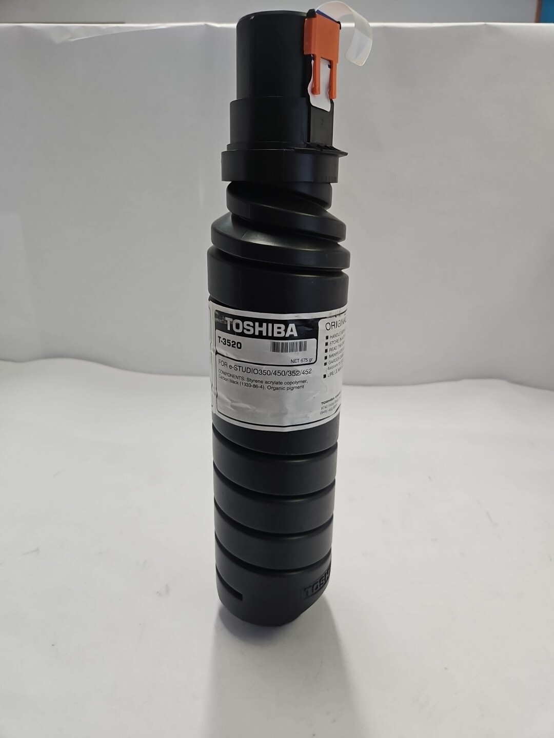 Genuine Toshiba T-3520 Black Laser Toner Cartridge for Toshiba E-Studio 350-453