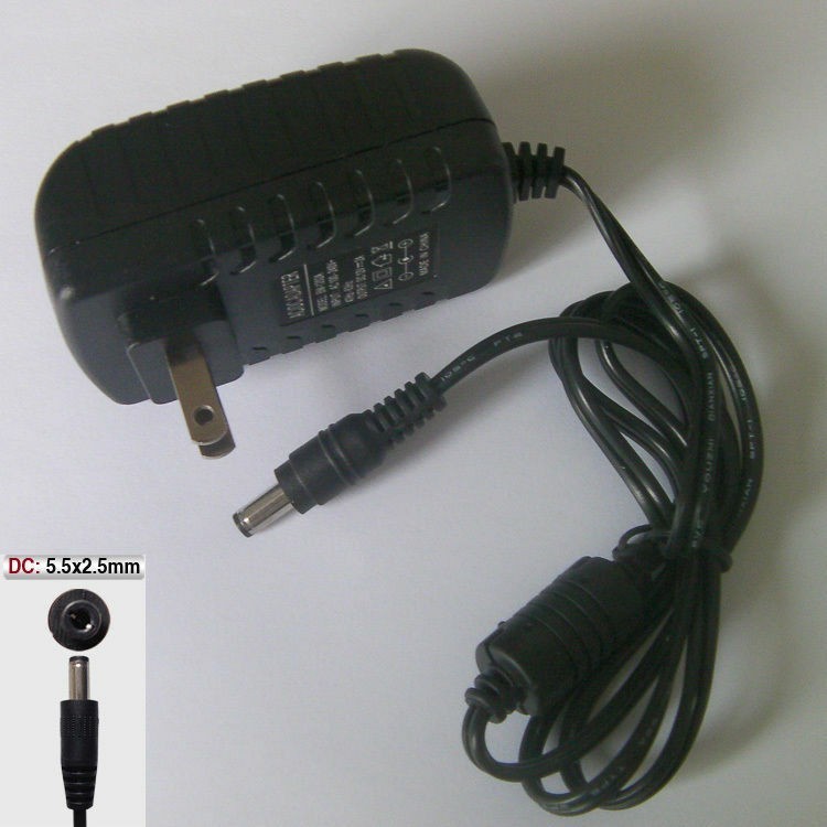 AC Converter Adapter DC 12V 2A 24W 2000mA Power Supply Charger 5.5mm US Plug