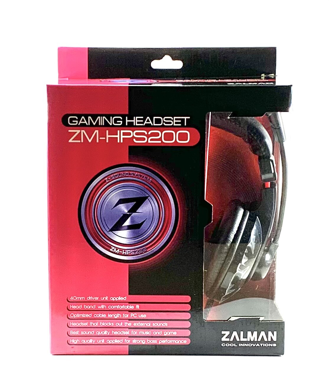 Zalman ZM-HPS200 Black Headband Gaming Headset