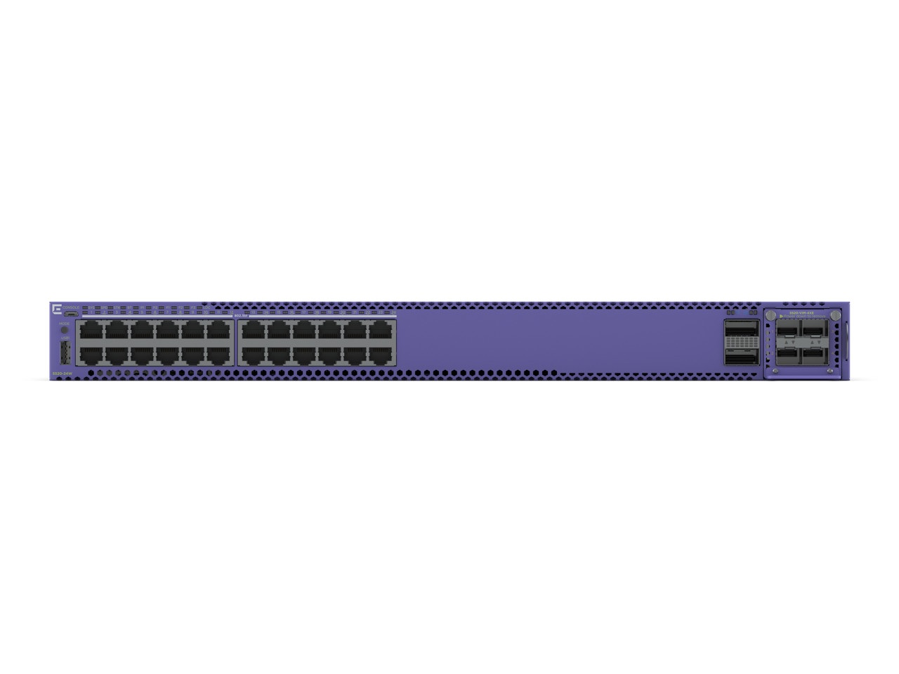 Extreme Networks 5520 24-port 90w PoE Switch, 2 x Stacking/QSFP28 ports, Base so