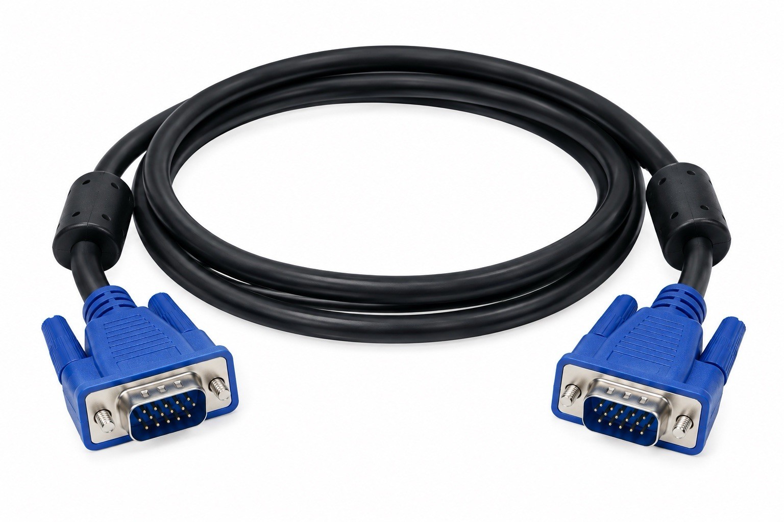 OEM 5ft VGA Cable 15-Pin Male to Male with Ferrite Cores | 089G-725HAA-2G