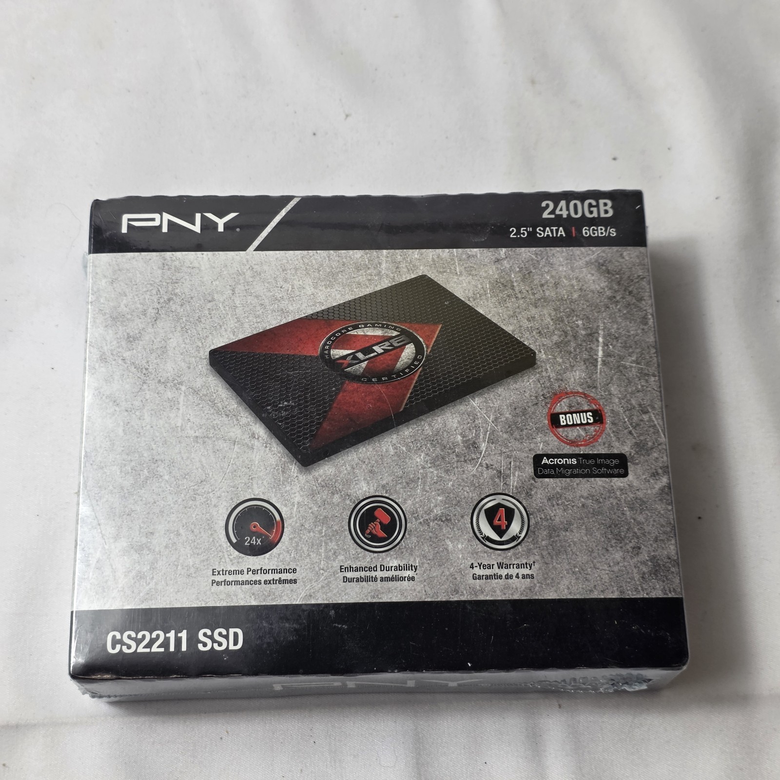PNY CS2211 240GB SATA I 2.5" SSD Solid State Drive XLR8 Gaming