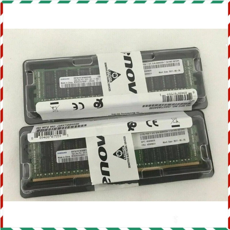 NEW Lenovo / IBM 46W0829 46W0831 2RX4 16GB DDR4 PC4-2400T System X Server Memory