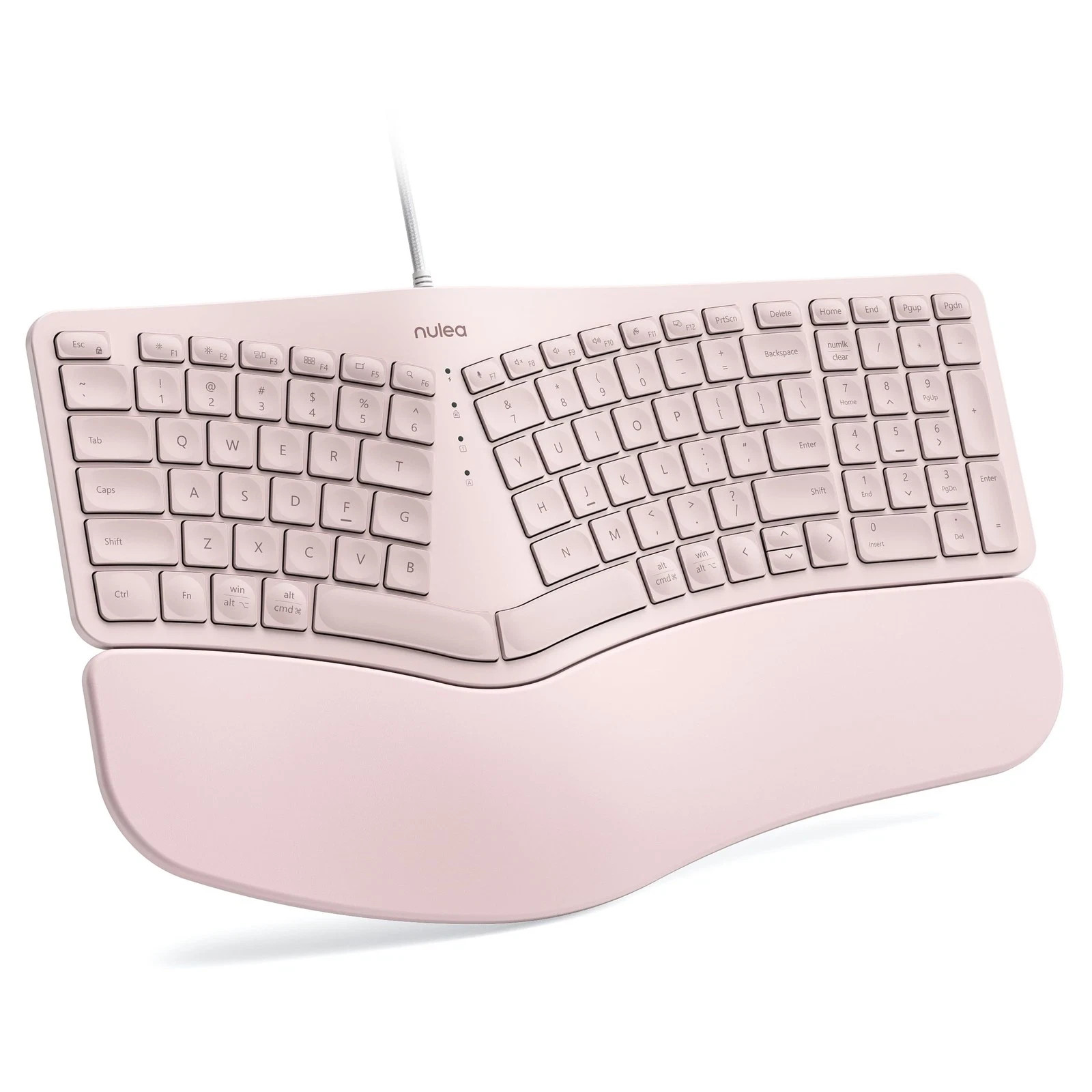 Nulea RT05C Wired Ergonomic Keyboard, Split Keyboard with Cushioned Wrist Res...