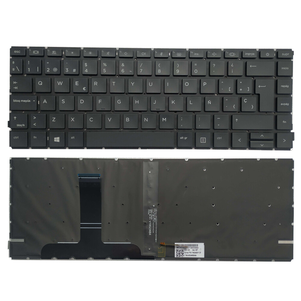 Laptop Spanish/Latin keyboard for HP ProBook 440 G8 445 G8 With Backlit