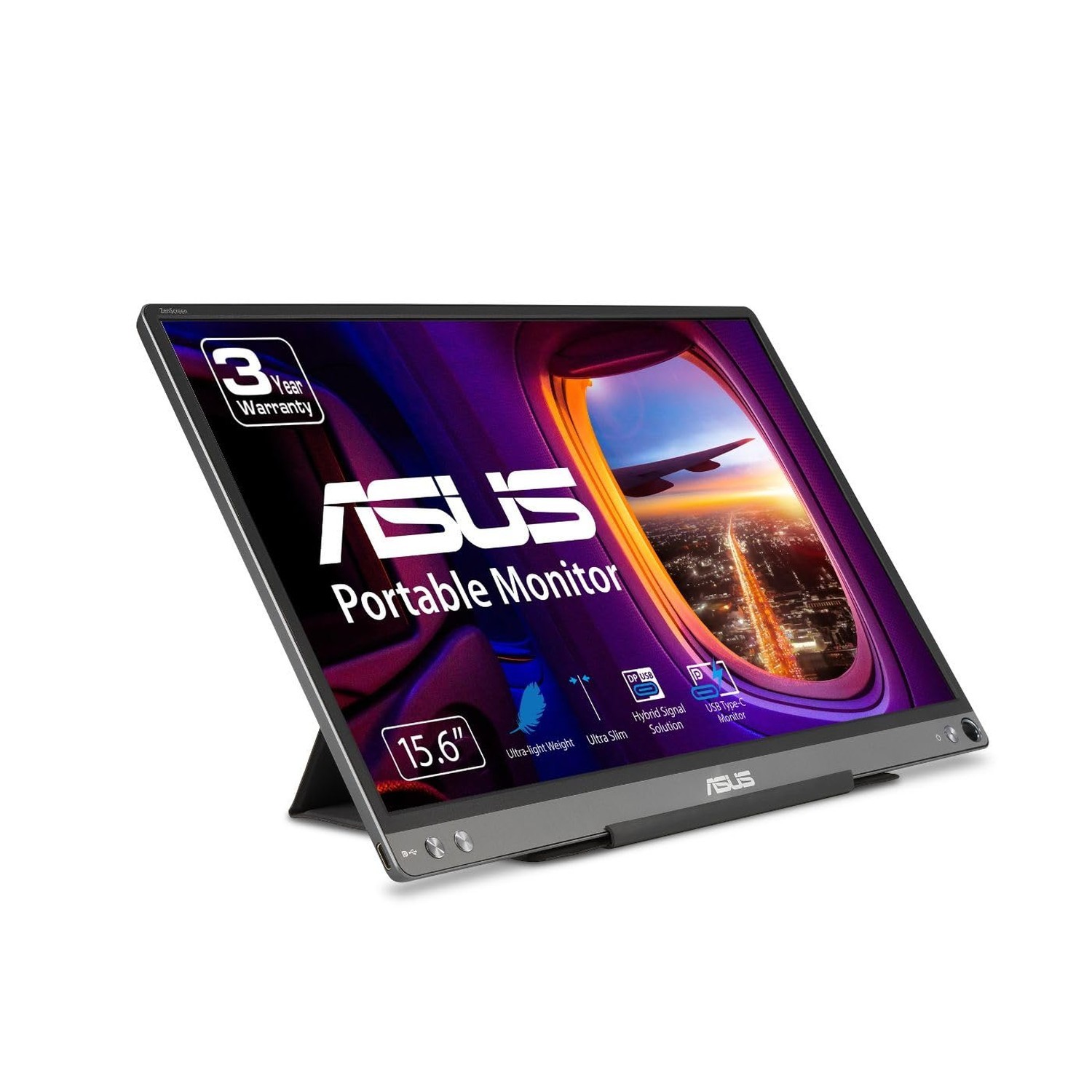 ASUS ZenScreen 15.6” 1080P Portable USB Monitor (MB16ACE) - Full HD (1920