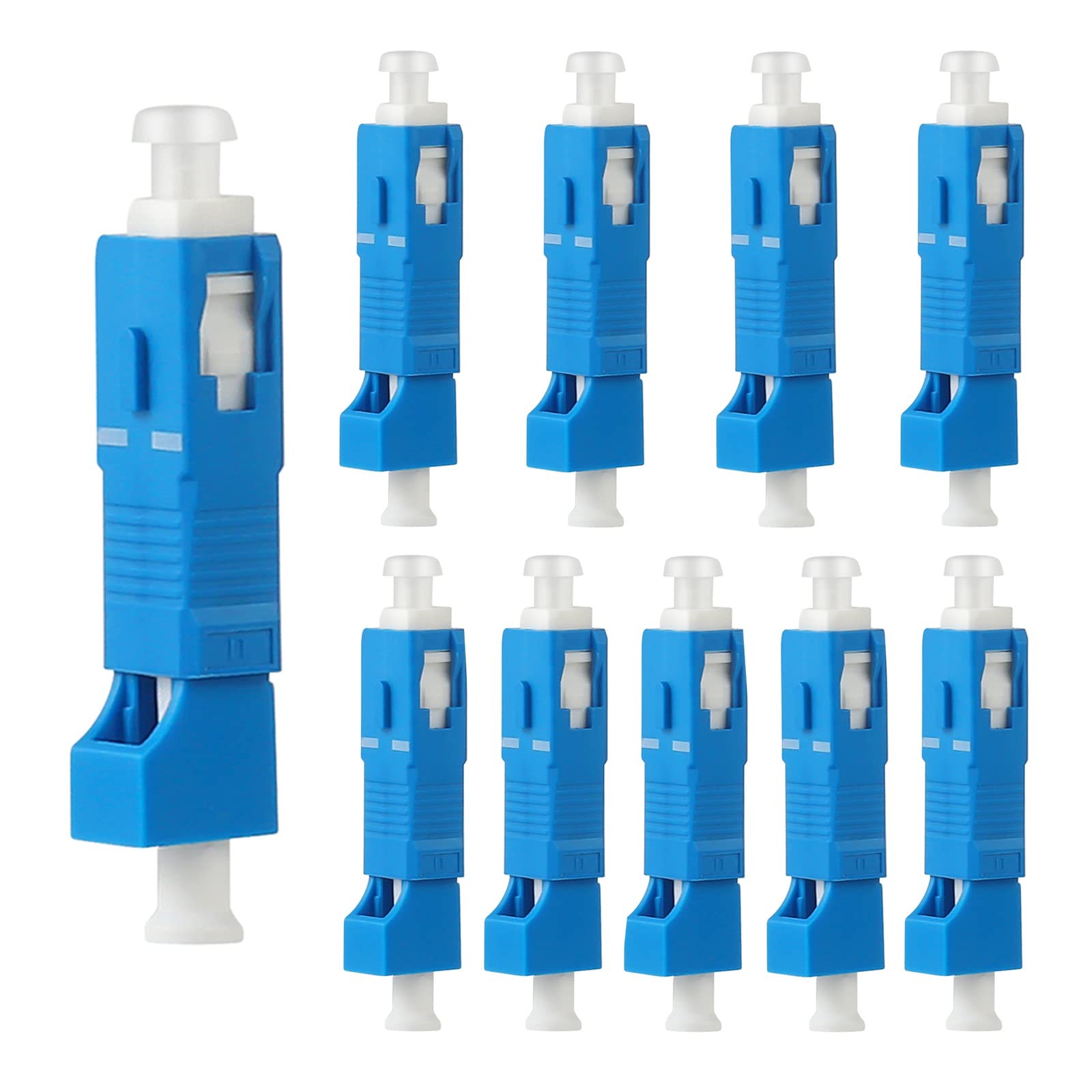 - 10pcs SC Male to LC Female UPC Adapter Visual Fault Locator Fiber Adapter H...