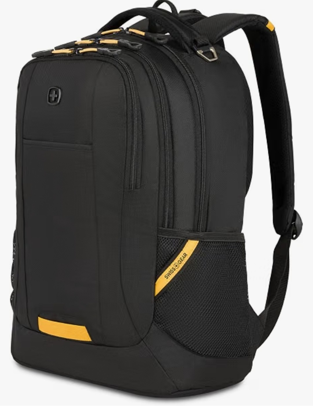 SWISSGEAR 5505 CECIL LAPTOP BACKPACK, FITS 16 laptop, black/gold