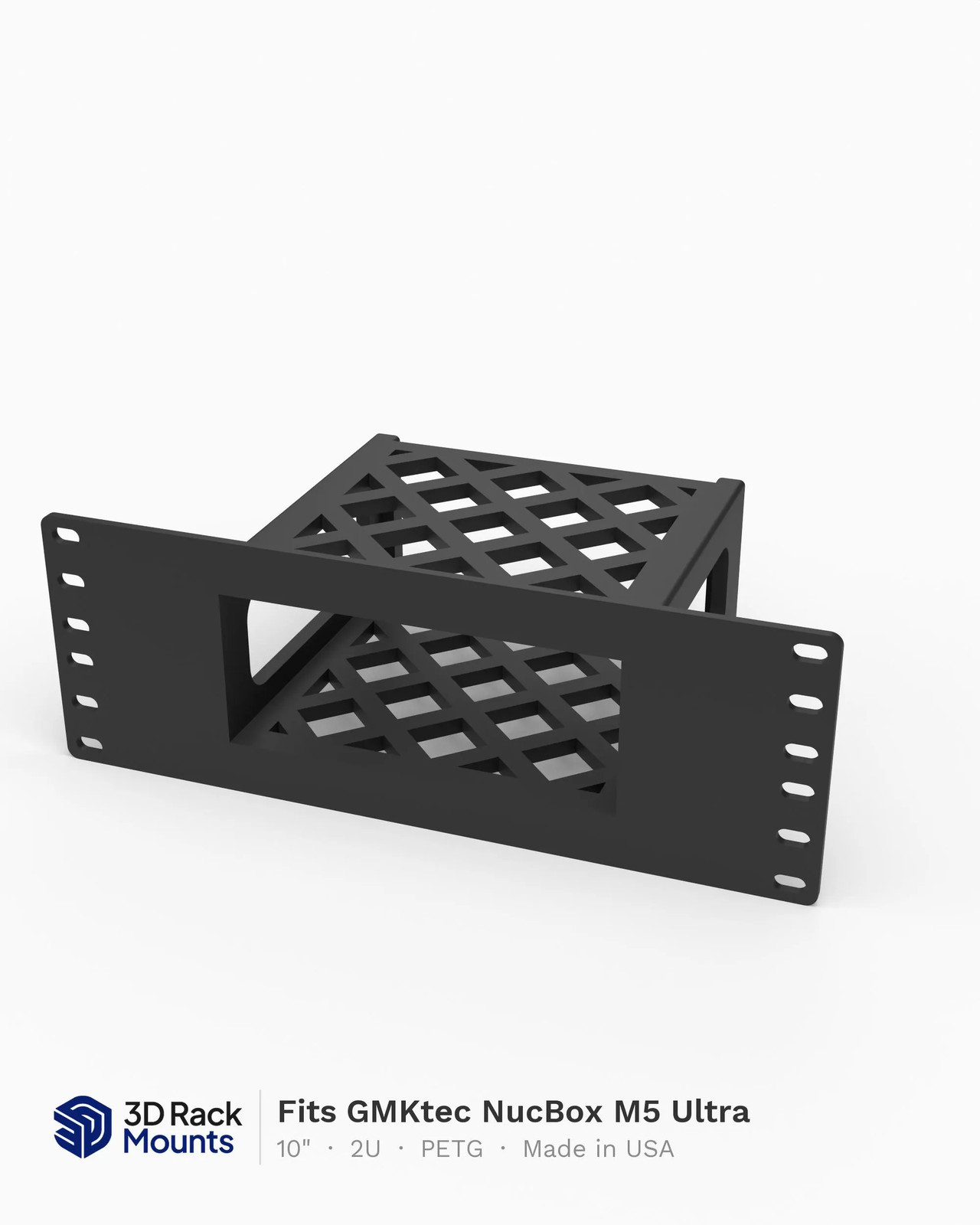 10" GMKtec NucBox M5 Ultra / M5 Plus Mini PC Rack Mount - 2U