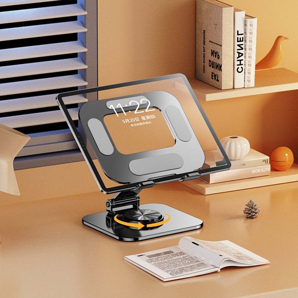 Adjustable Aluminum Phone Tablet Holder Stand for Desk Foldable 360° Rotation US