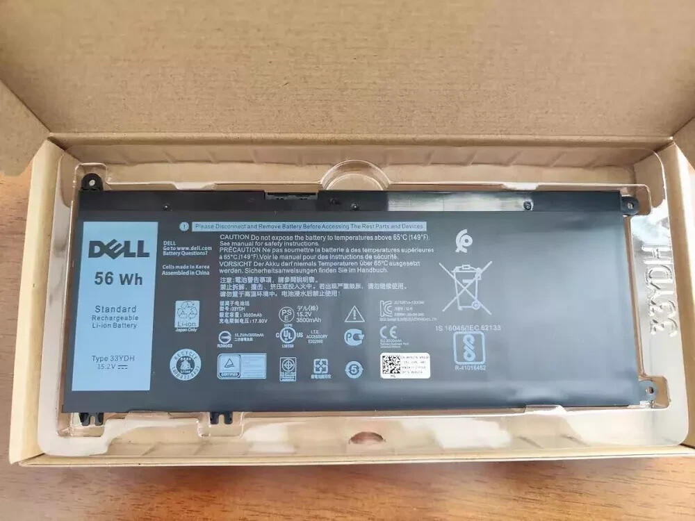 Original 33YDH 56wh Battery For Dell Latitude 15 3590 3580 14 3490 G3 15 3579