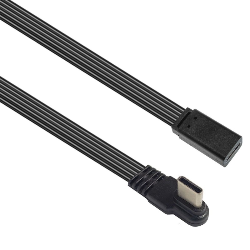 Data Cable Flexible Cord Data Transfer Wire Flat Charging Cord 10/20/30/50/100cm
