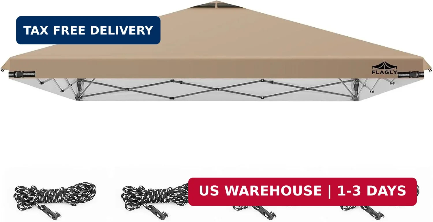 10x10ft Replacement Canopy Top with Air Vent, Waterproof & UV Protection Canopy