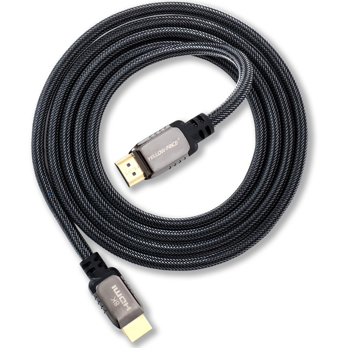 8K HDMI 2.1 Cable 10FT, Braided Cord-4K@120Hz 8K@60Hz, DTS:X, HDCP 2.2/2.3, HDR