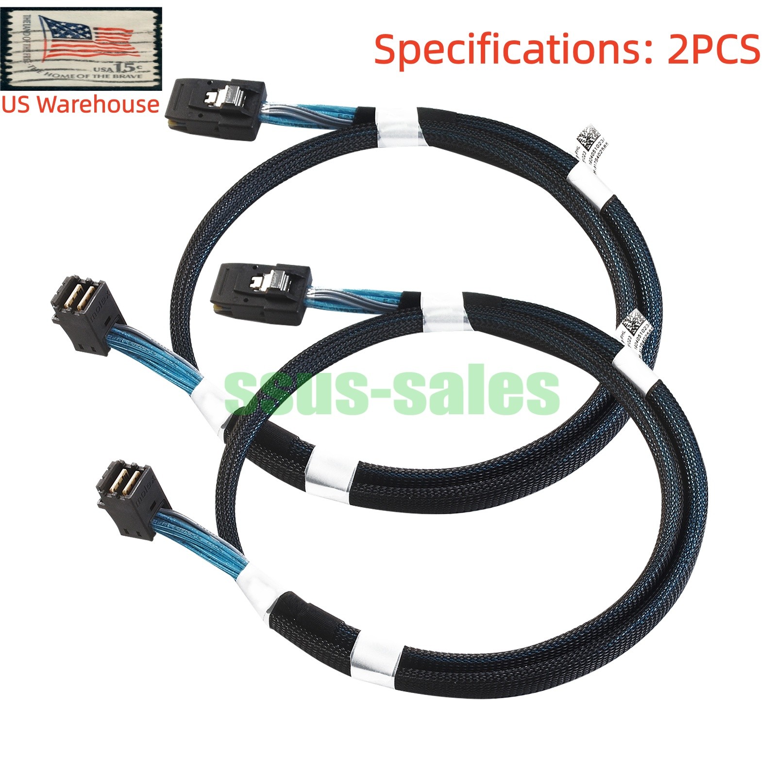 2PCS SFF8643 to SFF8087 SAS Cable 1M LSI MegaRAID SAS 9361-8i 13 HBA355e H240ar