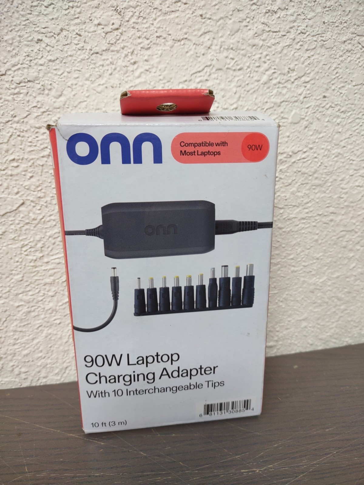 Onn Universal 90W Laptop Charger Adapter With 10 Interchangeable tips