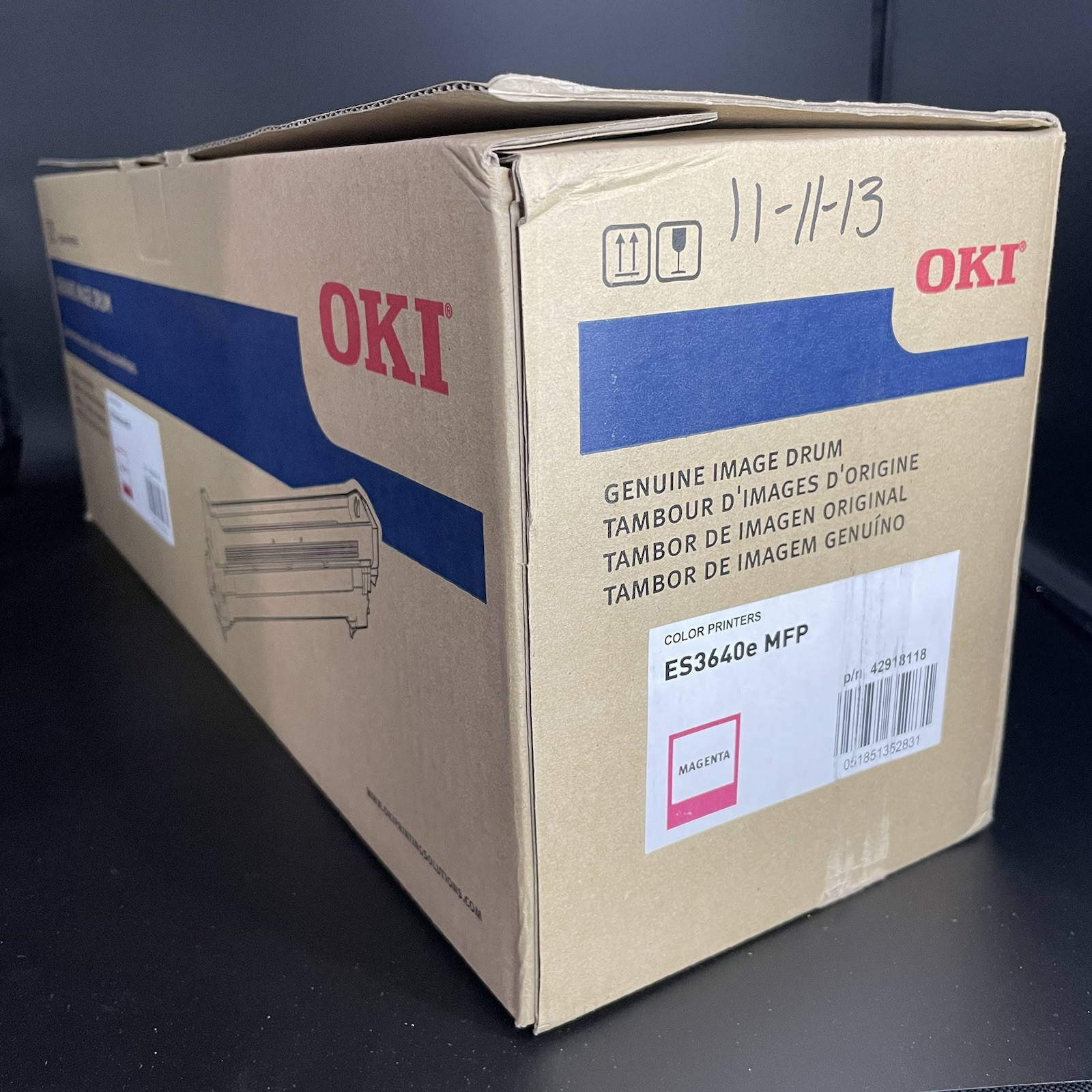 OKI 42918118 Magenta Image Drum for ES3640e MFP New