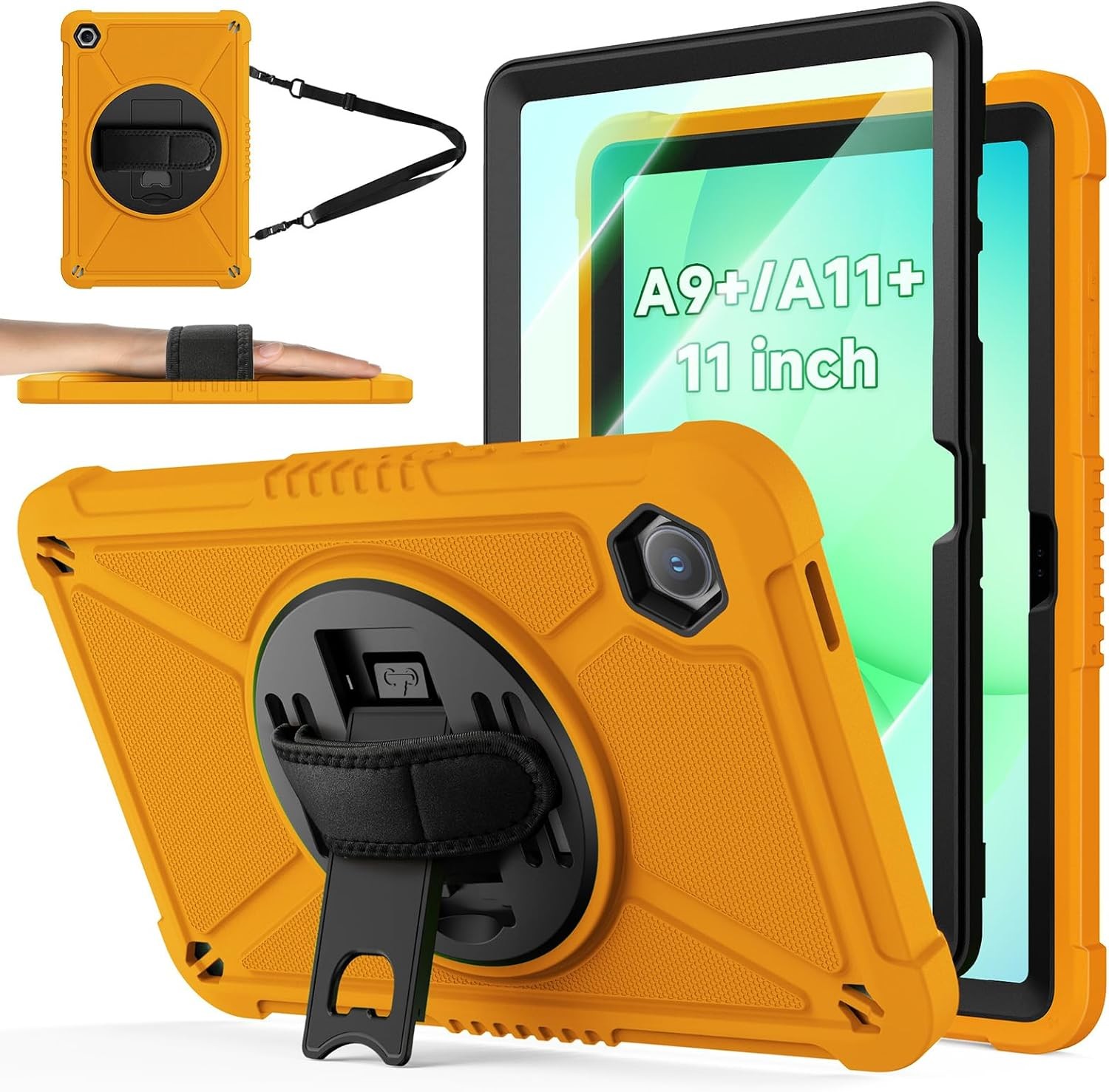 Case for Samsung Galaxy Tab A11+ 11-Inch 2025, Shockproof Hard Duty with Screen