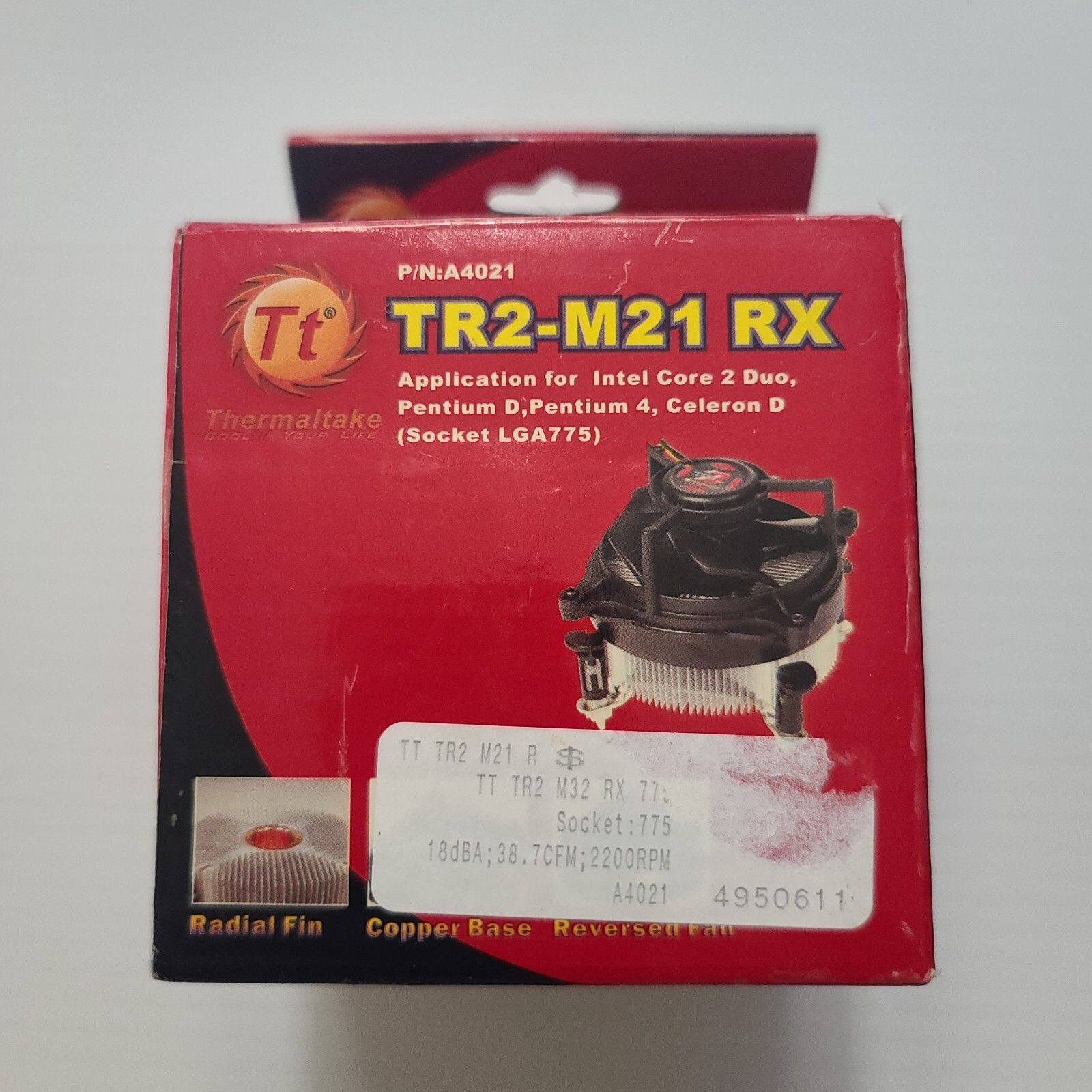Thermaltake TR2-M17 SE P/N A4017-01 9CM Silent Fan Cooler for AMD Processors