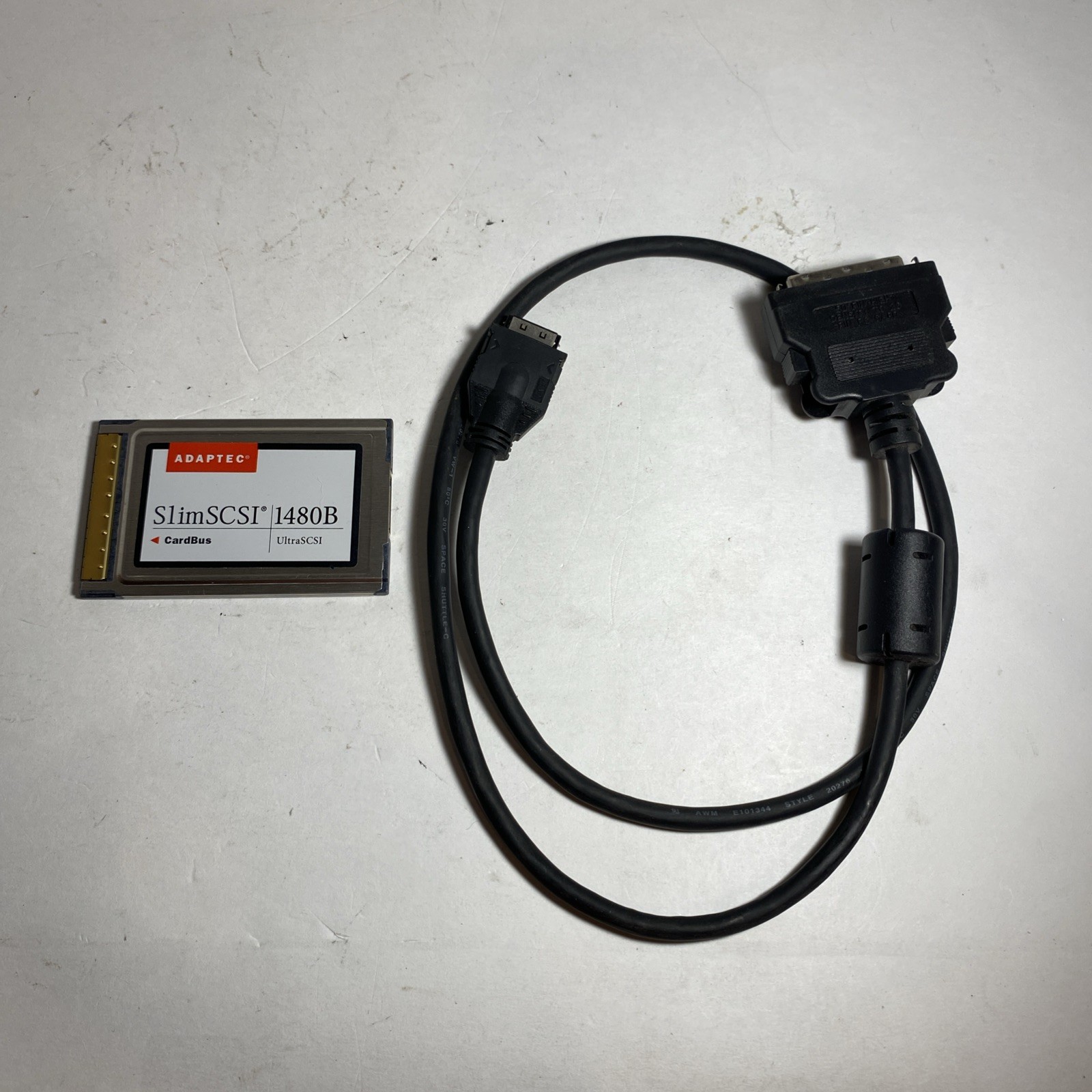 Adaptec Slim SCSI 1480B Card with HD50 Cable