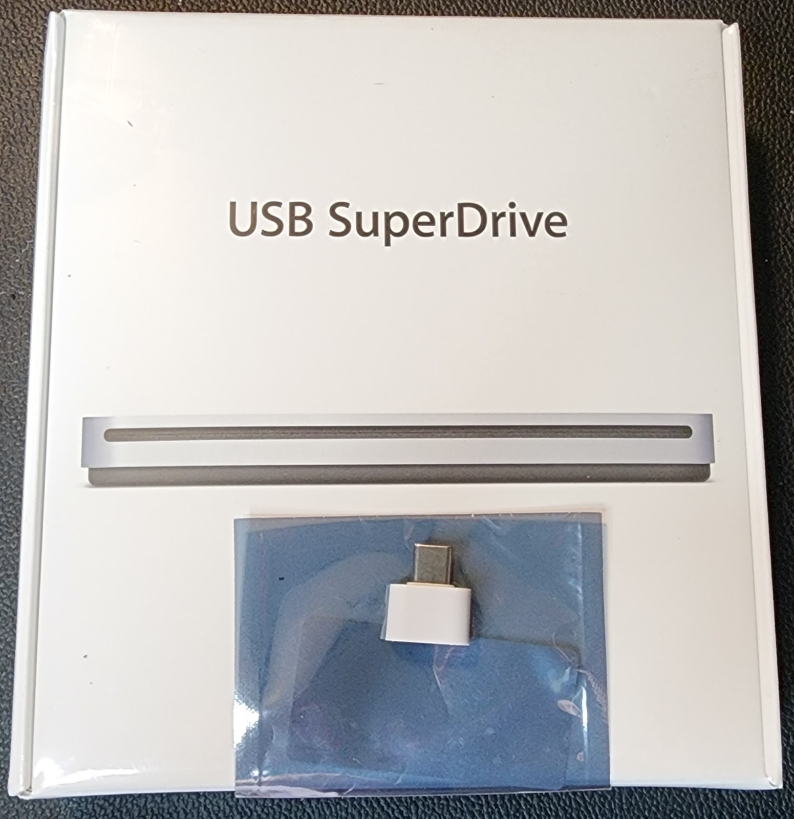 Brand New Apple SuperDrive Model A1379 MD564LL/A  Factory Sealed W/USB C Adapter