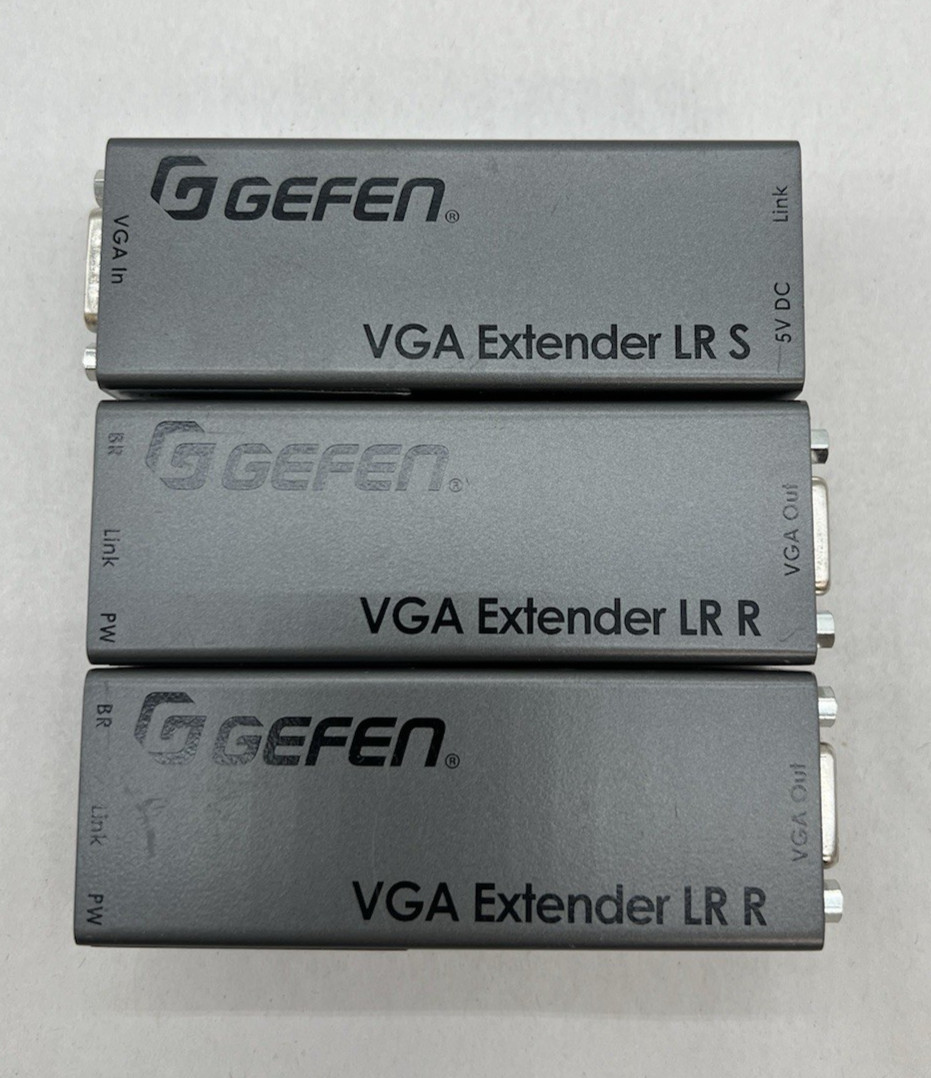 (3) Gefen VGA Extender EXT-VGA-141LR