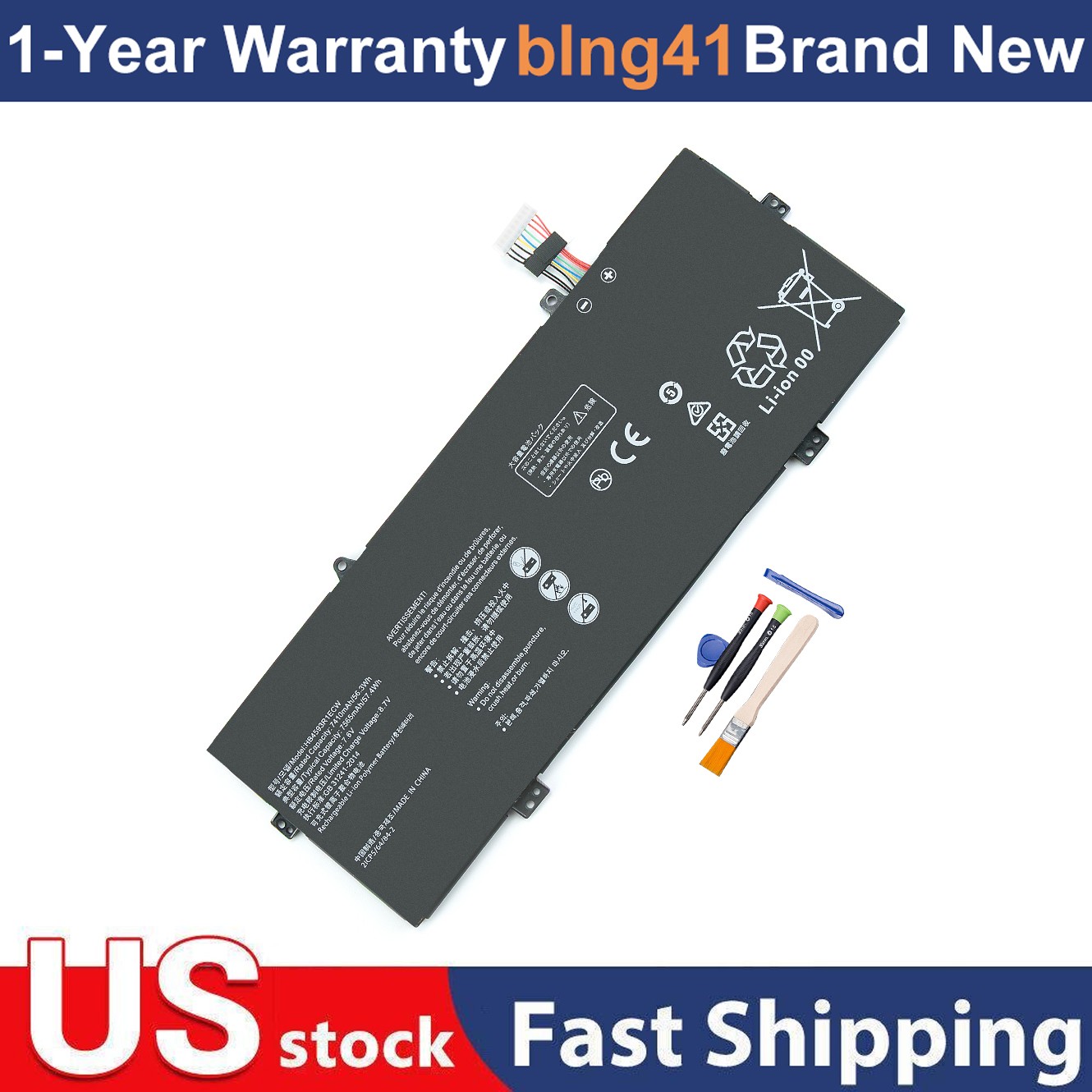 HB4593R1ECW Battery For MateBook X Pro i5 i7 MateBook X Pro 13.9 2019 MACH-W19B