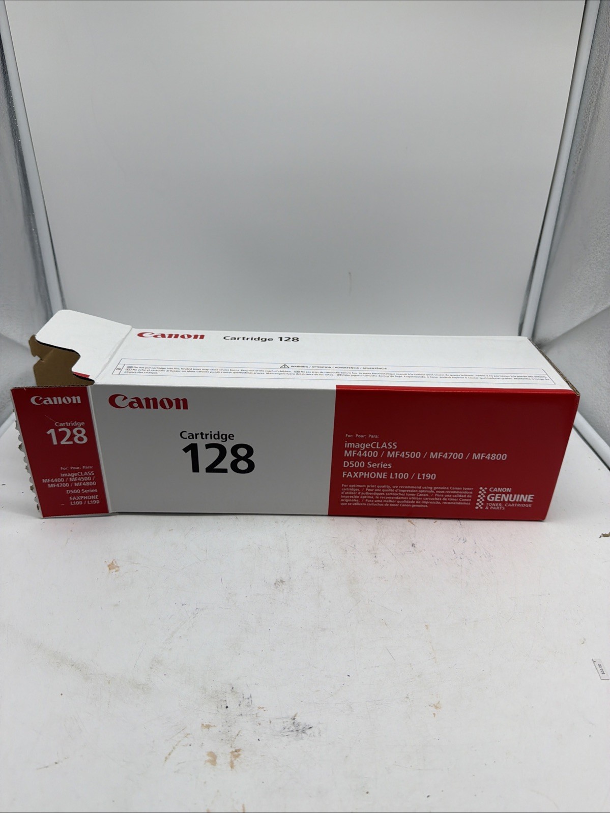 GENUINE Canon 128 Black Toner Printer Cartridge 3500B001AA MF4450, MF4570DN