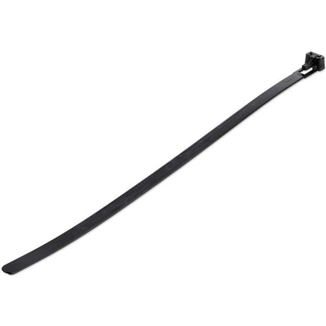 StarTech 10[25cm] Reusable Cable Ties (cbmztrb10bk)