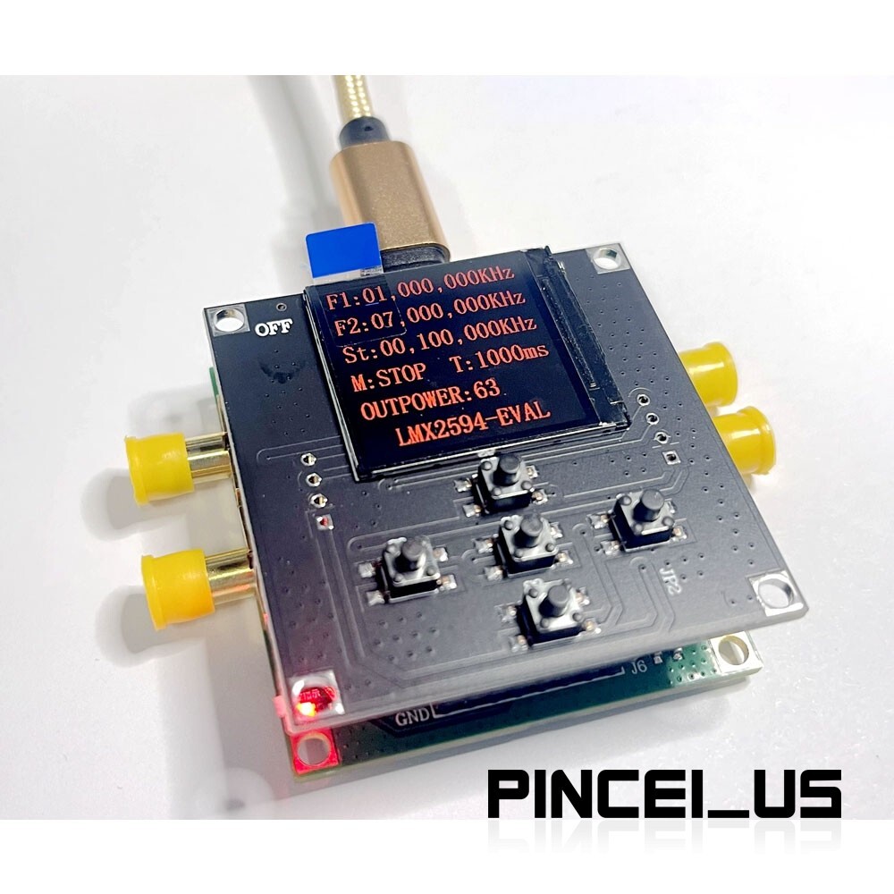 10MHz-19GHz LMX2595 V3 PLL Core Board + STM32 Control Board High Frequency pe66