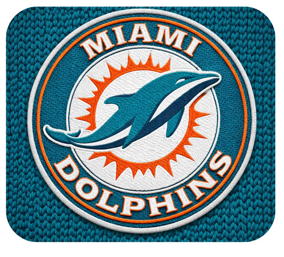 DOLPHINS (UNOFFICIAL) GIFT MOUSEPAD MOUSE PAD THICK 9" X 7"